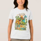 Dino Squad Vulkan Tri-Blend Shirt (Vorderseite)