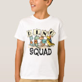 Dino Squad: Zurück zur Schule für Kinder T-Shirt (Vorderseite)