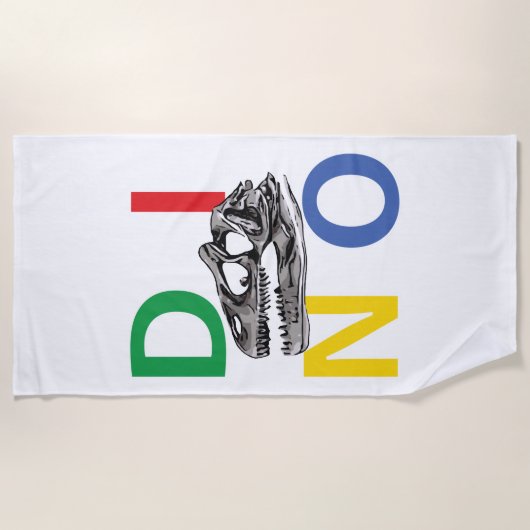 DINO - Strandtuch (Vorderseite)