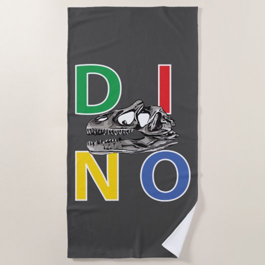 DINO - Strandtuch (Vorderseite)