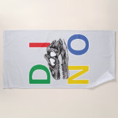DINO - Strandtuch (Vorderseite)