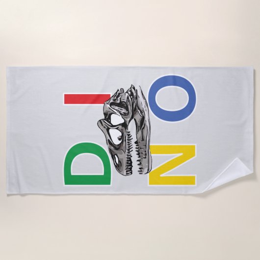 DINO - Strandtuch (Vorderseite)