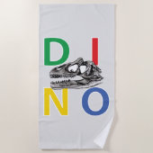 DINO - Strandtuch (Vorderseite)