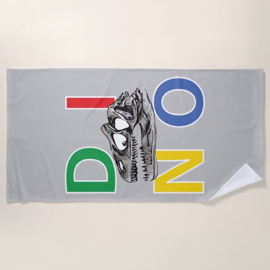 DINO - Strandtuch (Vorderseite)