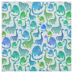 Dino Stripe Wasserfarbe Dinosaurier Adorable Stoff