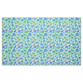 Dino Stripe Wasserfarbe Dinosaurier Adorable Stoff (Fat Quarter (45,7 x 55,9 cm))
