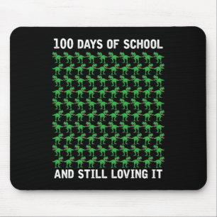 Dino Student Jungs Kinder Geschenk 100 Tage Scho Mousepad