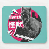 Dino Synth Musician Mousepad (Vorne)