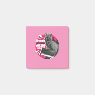 Dino-Synthesizer - Musikalische Bestie Post-it Klebezettel