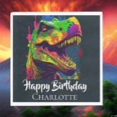 Dino T- Rex Geburtstag Serviette