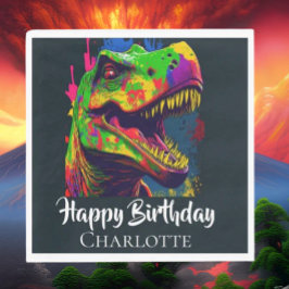 Dino T- Rex Geburtstag Serviette