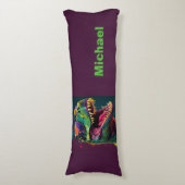 Dino T Rex niedlich prähistorisch Seitenschläferkissen (Vorderseite Vertikal)