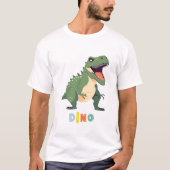 Dino T - Shirt: Spaß prähistorischer Mode T-Shirt (Vorderseite)