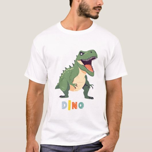Dino T - Shirt: Spaß prähistorischer Mode T-Shirt (Vorderseite)
