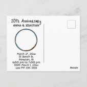 *~* Dino Tanz AP48 FOTO Einladender Drache Postkar Postkarte (Rückseite)