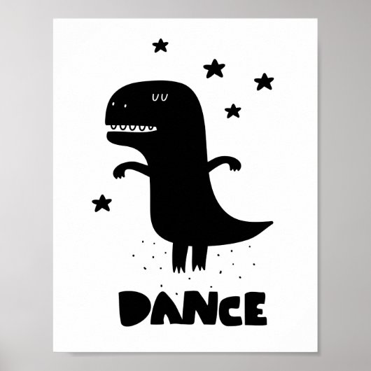 Dino tanzen poster (Vorne)