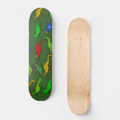 Dino-Tapete Skateboard (Vorderseite)