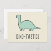Dino-Tastic Postkarte (Vorne/Hinten)