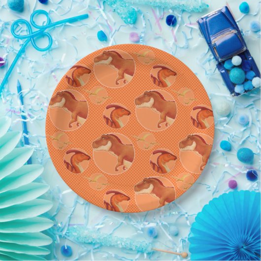 Dino Tellers & Bowls Pappteller (Party)