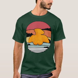 Dino Terodaktylus Chicken Nugget Retro Vintage T-Shirt