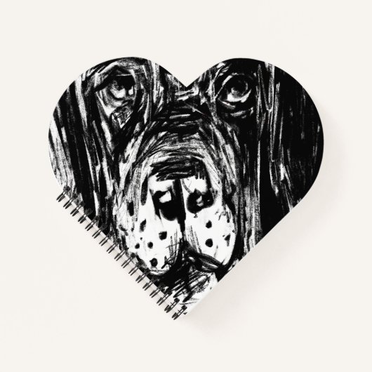 Dino the Great Dane Notizblock (Vorderseite)