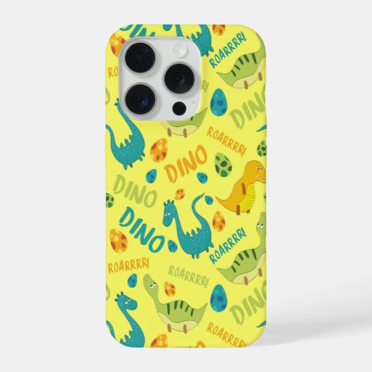 DINO-THEMA iPhone HÜLLE (Rückseite)