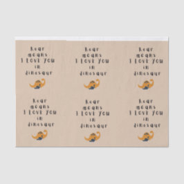 Dino Tissue Paper Seidenpapier