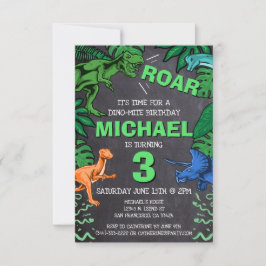 Dino Trex Jurassic Boy Dinosaur Birthday