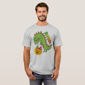 Dino Trick oder Treat T-Shirt (Vorne ganz)