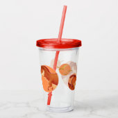 Dino Tumbler Acryltrinkbecher (Rückseite)