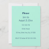 Dino Turning 6 Geburtstag Einladung (Rückseite)