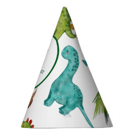 Dino Two Rex 2. Geburtstagsfeier für Jungen Dinosa Partyhütchen