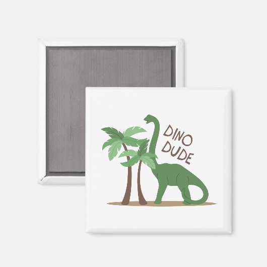 Dino Typ Magnet (Vorderseite/Rückseite)