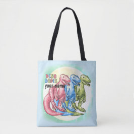 Dino Typs Dinosaurier Tote Bag Tasche