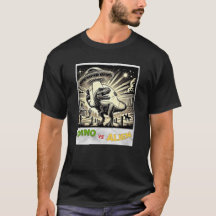 Dino UFO Selfie: Dino vs Alien (Man Tshirt) #09