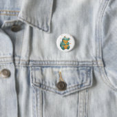 Dino und kleine Vogelfreunde Button (Beispiel)