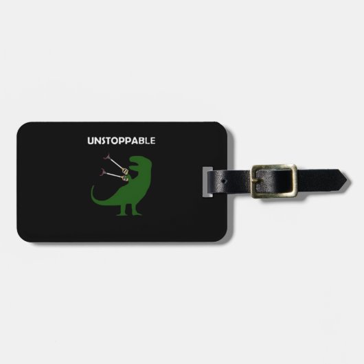 Dino Unstoppable Gepäckanhänger (Vorderseite horizontal)