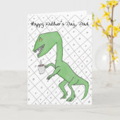 Dino Vater Karte (Gelbe Blume)