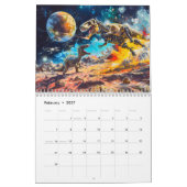 Dino vs. Droid – Galactic Battles in Retro Sci-Fi  Kalender (Feb 2027)