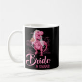 Dino Wedding Bride A Saurus Dinosaur Funny Geschen Kaffeetasse (Links)