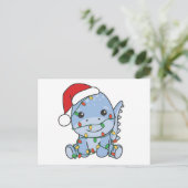 Dino Weihnachten Wintertiere Holiday Dinos (Stehend Vorderseite)