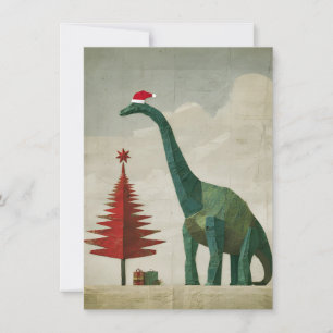 Dino-Weihnachtskarten für Jungen Feiertagskarte