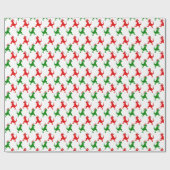 Dino-WeihnachtsPackpapier Geschenkpapier (Flach)