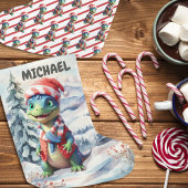 Dino Wonderland Holiday Festivals Großer Weihnachtsstrumpf