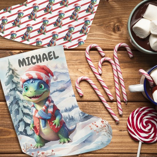 Dino Wonderland Holiday Festivals Großer Weihnachtsstrumpf