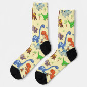 Dino World Crew Socks Socken (Linkes Detail)