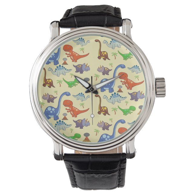 Dino World Watch Armbanduhr (Vorderseite)