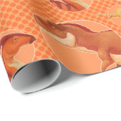 Dino Wrapping Paper Geschenkpapier (Rolleneckpunkt)