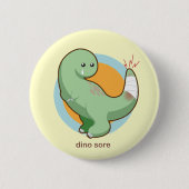 Dino-Wunde Button (Vorderseite)