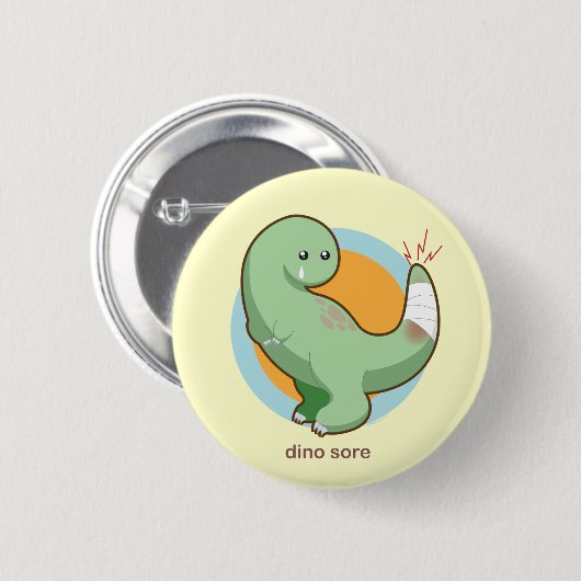 Dino-Wunde Button (Vorne & Hinten)